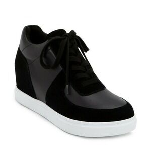 BLONDO Goldy Bootie Sneakers Hidden Wedge 9.5 M